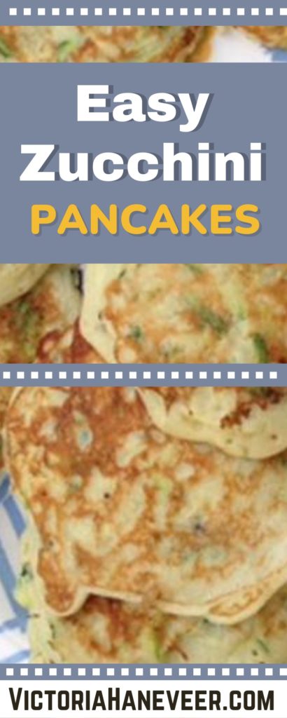 easy zucchini pancakes