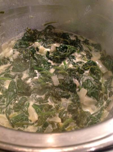 Recipe for Creamed Spinach