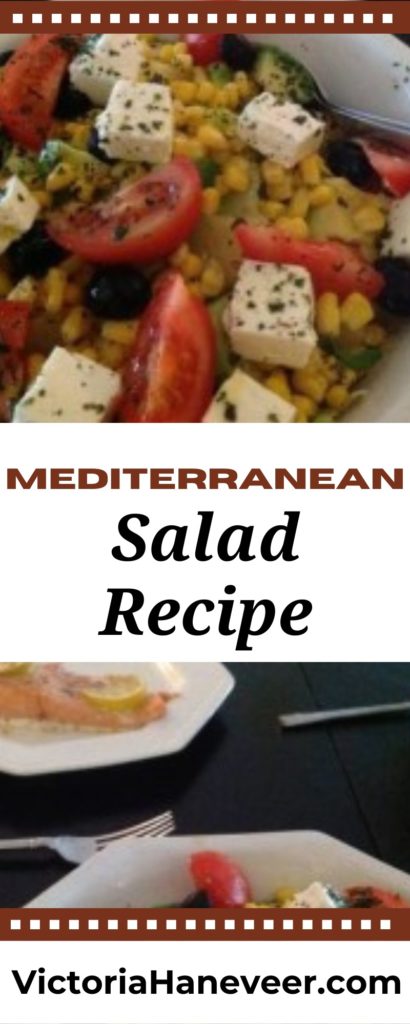 healthy Mediterranean salad