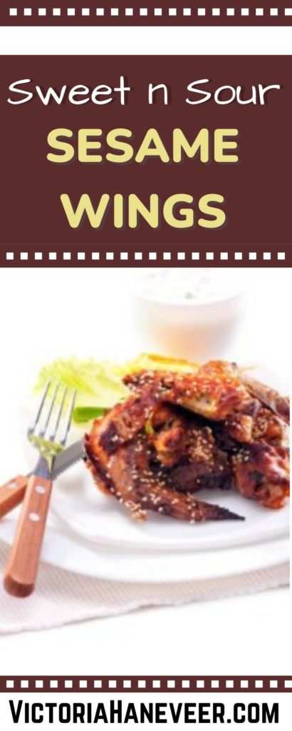 sweet and sour sesame chicken wings