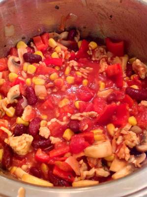 Crockpot Chicken Chili