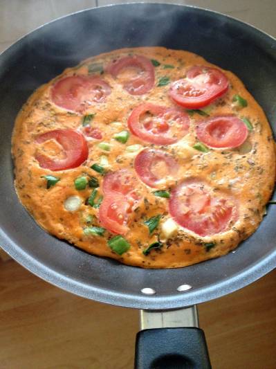 How to Make Vegetable Omelet