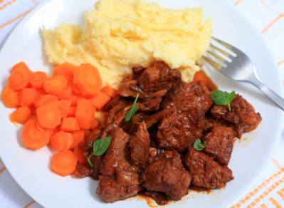 Microwave Beef Stew Belgian Style