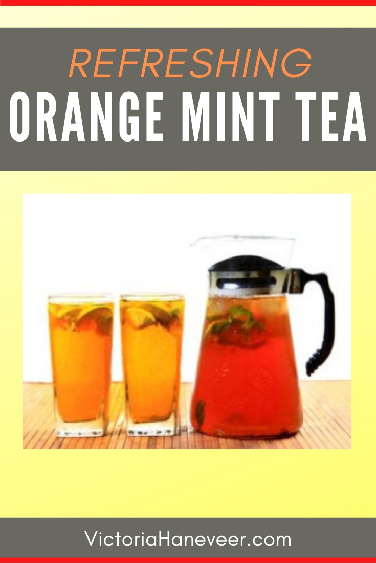 refreshing orange mint tea