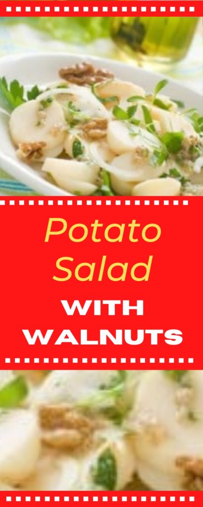 potato salad with walnuts recipe