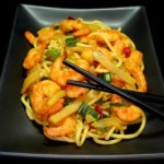Singapore Shrimp Noodles