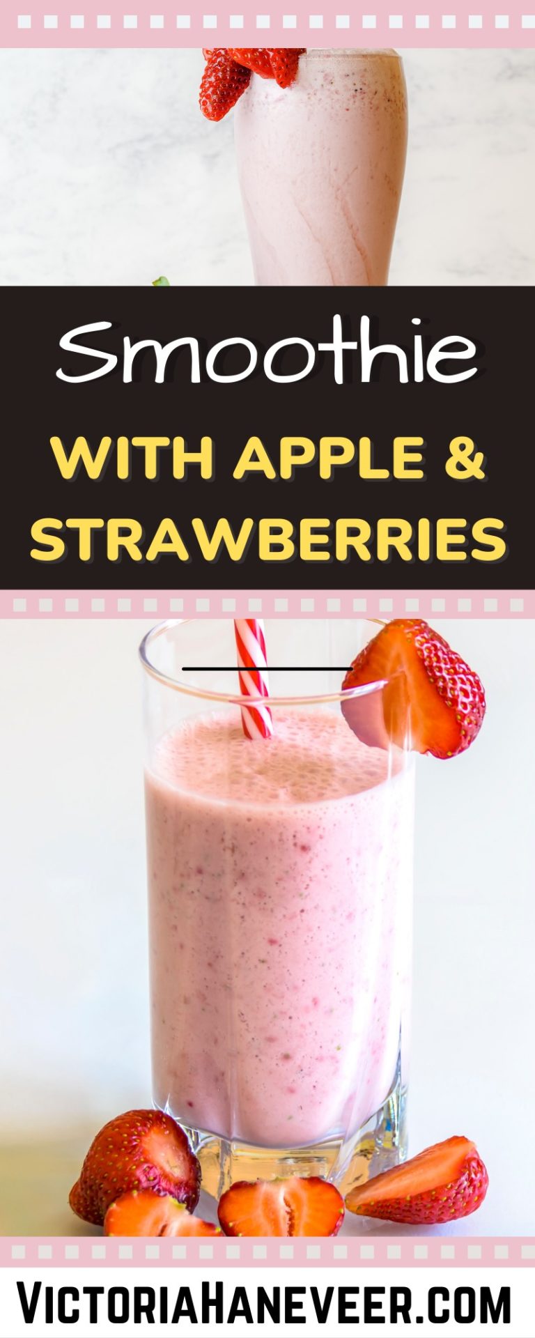 Strawberry Apple Smoothie Easy 150 Calorie Creamy Smoothie Recipe