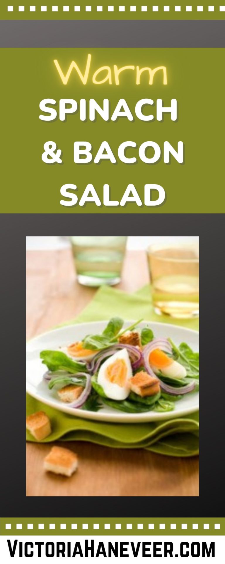 Warm Spinach Salad with Bacon and Shallots Easy Warm Spinach Salad