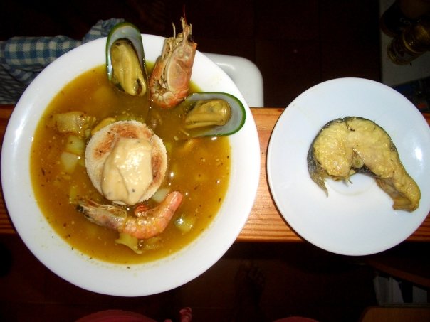 Consomme with Seafood