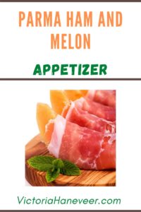 parma ham with melon appetizer