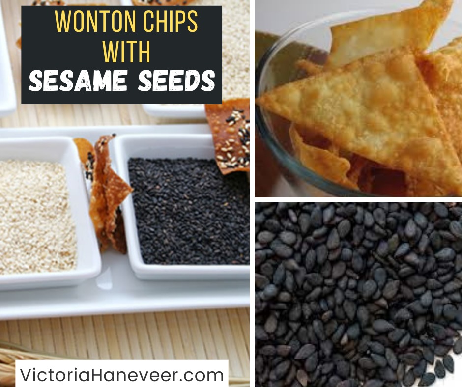 Sesame Wonton Chips