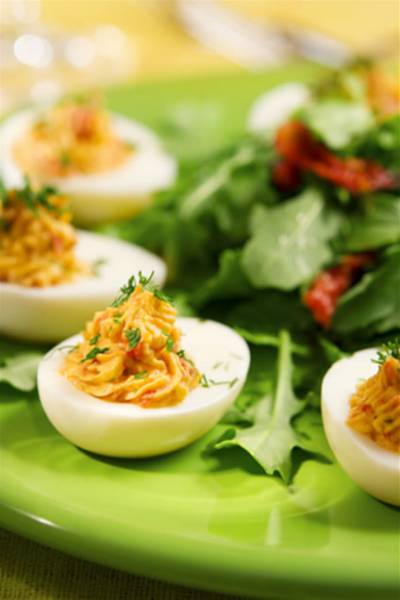 Delicious Curried Deviled Eggs