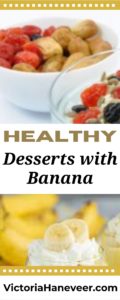healthy desserts with banana