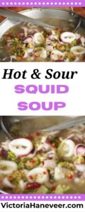 hot and sour squid soup