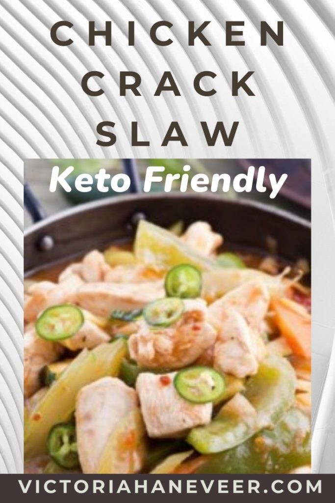 keto chicken crack slaw