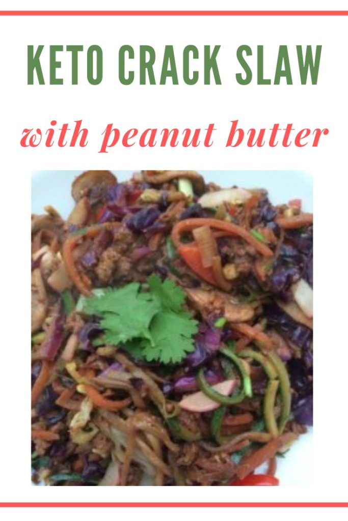 no meat crack slaw with peanut butter