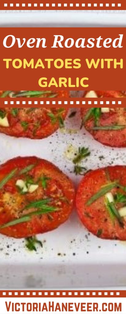 oven roasted tomatoes with garlic