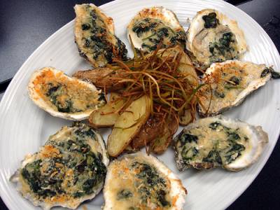 Oysters in Chive Sauce Recipe