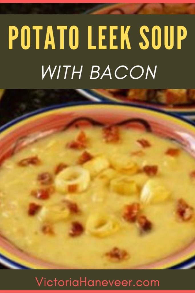 potato leek soup with bacon