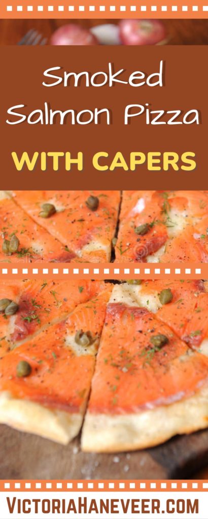 smoked salmon pizza with capers
