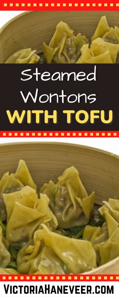 steamed wontons with tofu