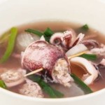 Thai Stuffed Squid Soup