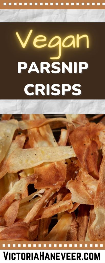 vegan parsnip crisps