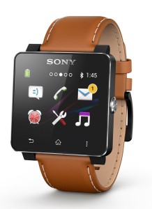 sony-smart-watch-brown-leather-band