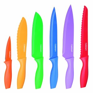cuisineart knife set colorful