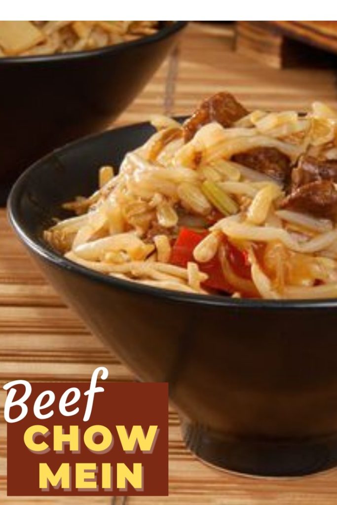 chow mein with beef