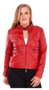 plus-size-red-leather-jacket