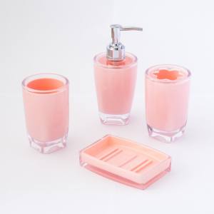 pink bathroom set