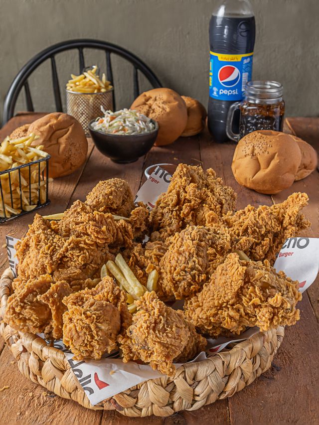 Crispy deep-fried chicken thighs