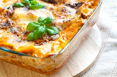 Lasagna with Ricotta and Sausage