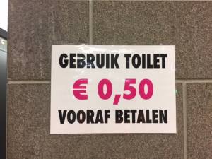 life in holland - pay to use toilet
