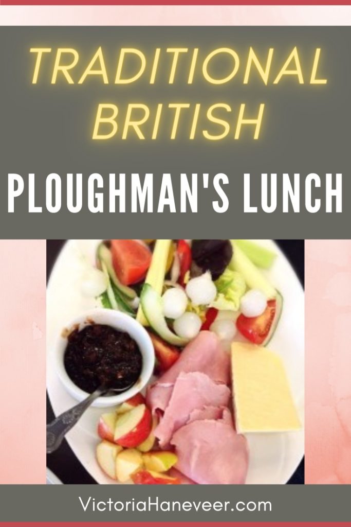 traditional english ploughman's lunch