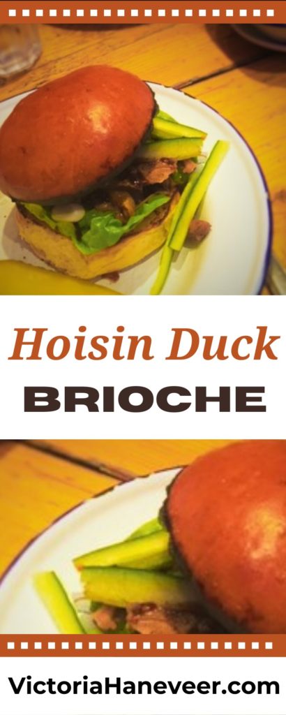 hoisin duck brioche