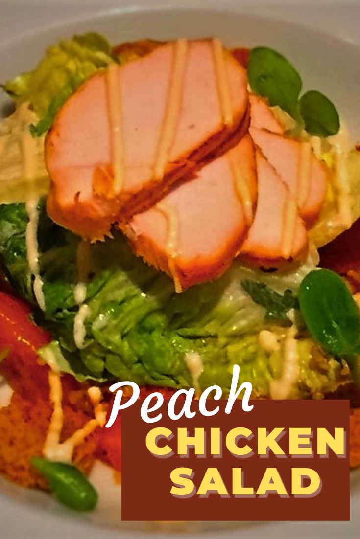 peach chicken salad