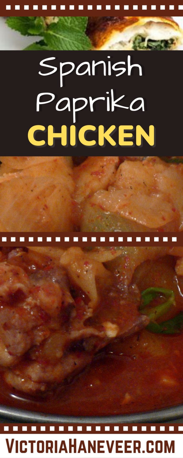 Spanish Paprika Chicken with Onion, Garlic and Mustard