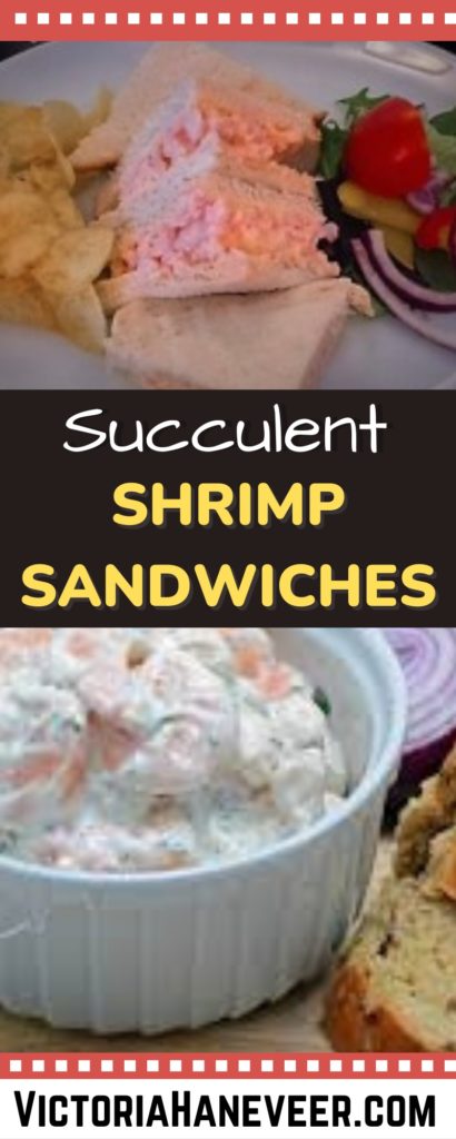 succulent shrimp sandwiches