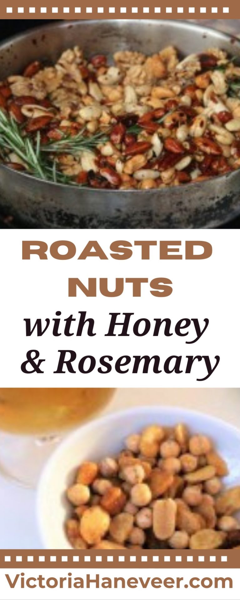 Honey Roasted Nuts with Rosemary and Honey