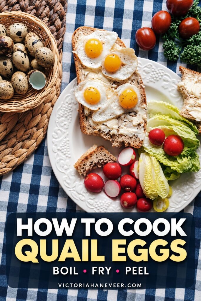 How to Cook Quail Eggs Pin