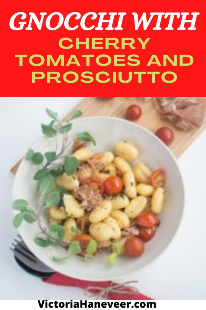 gourmet gnocchi with cherry tomatoes