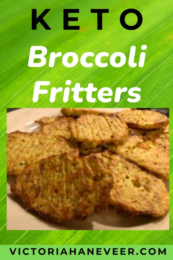 keto broccoli fritters