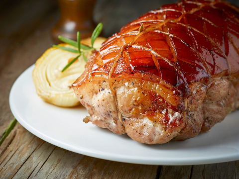 roast pork with crackling