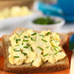 egg salad with chives