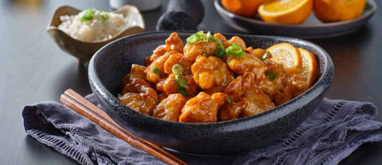 home made orange chicken