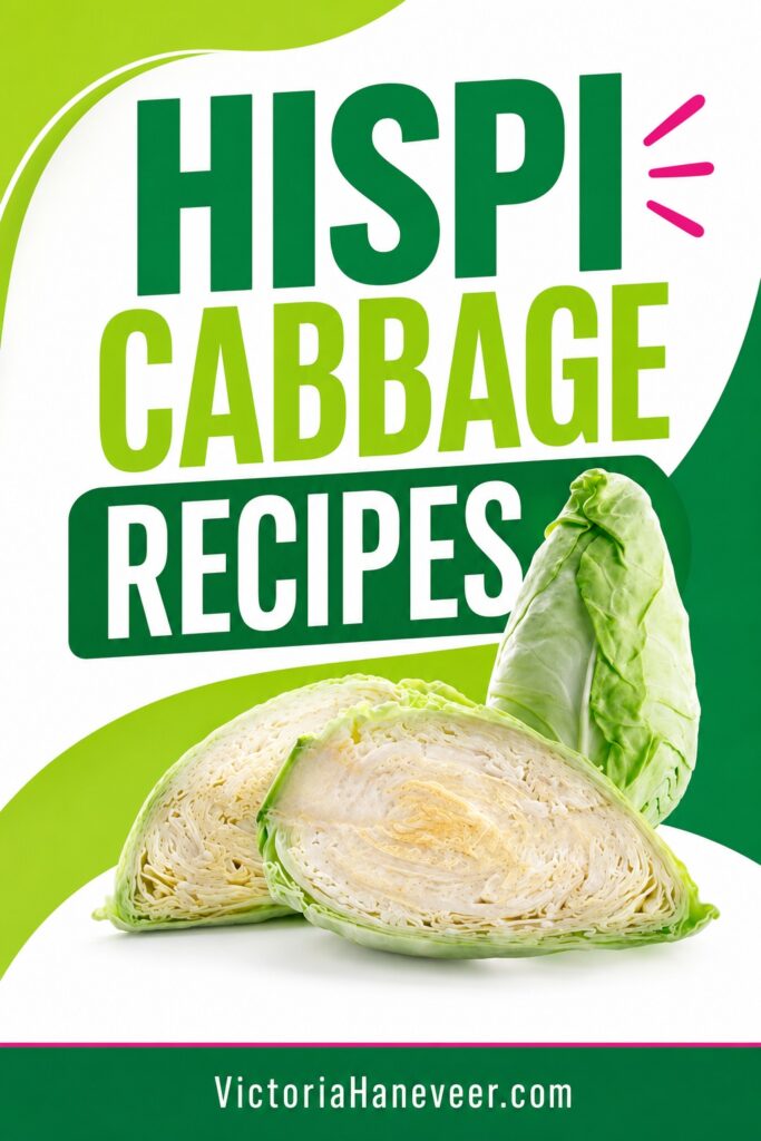 A couple of hispi cabbages, one sliced lengthwise in half.