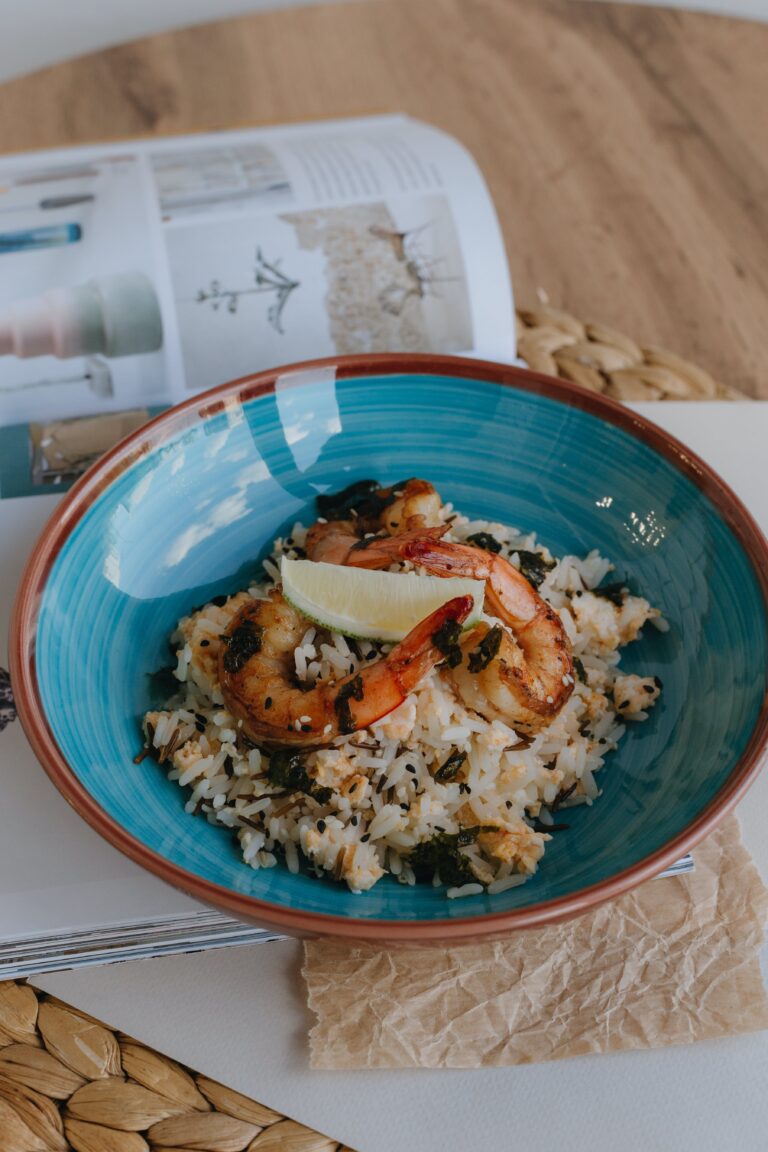 seafood with rice