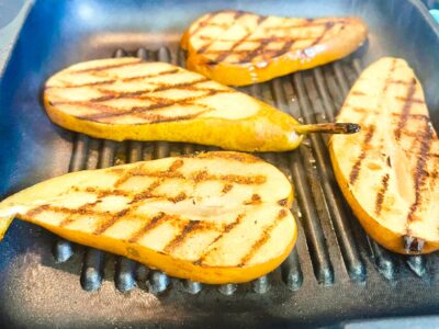 how to grill pears